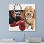 1_Golden Doodle Unframed 23 1/4" Square Glass Graphic Wall Art