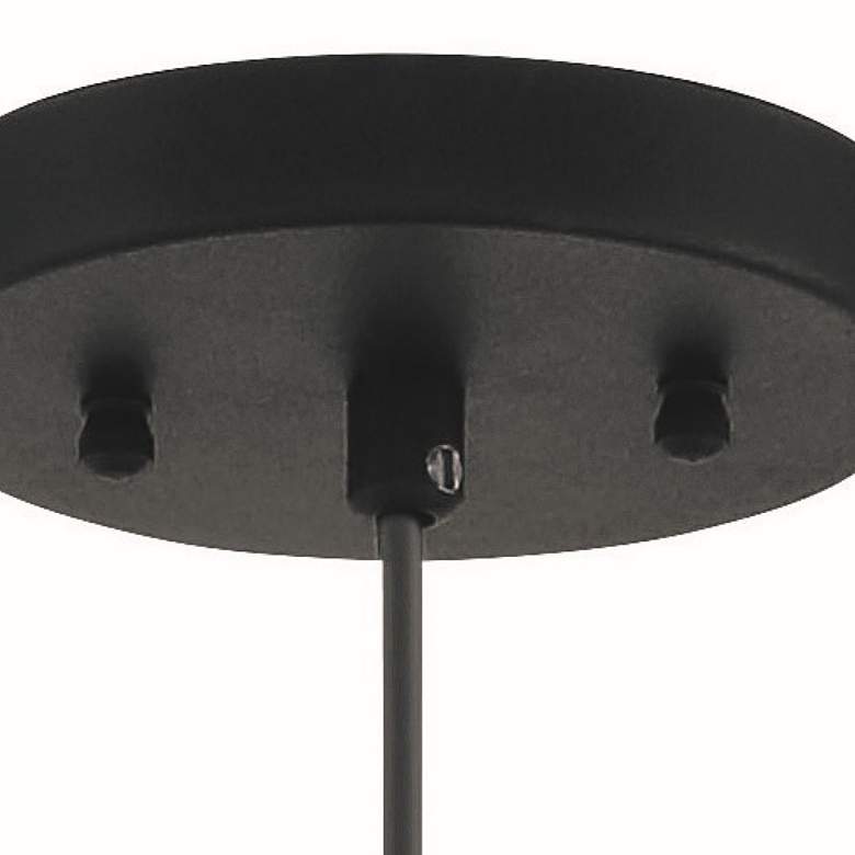 Image 4 Golden Eclipse 14"W Coal and Honey Gold LED Pendant Light more views