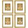 Golden Expressions 22" High 4-Piece Framed Wall Art Set
