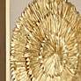Golden Feathers 31 1/2" High Wall Art Set of 3 in scene