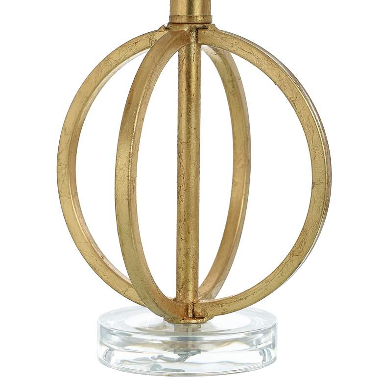 Image 6 Golden Flora Table Lamp - Antique Gold more views