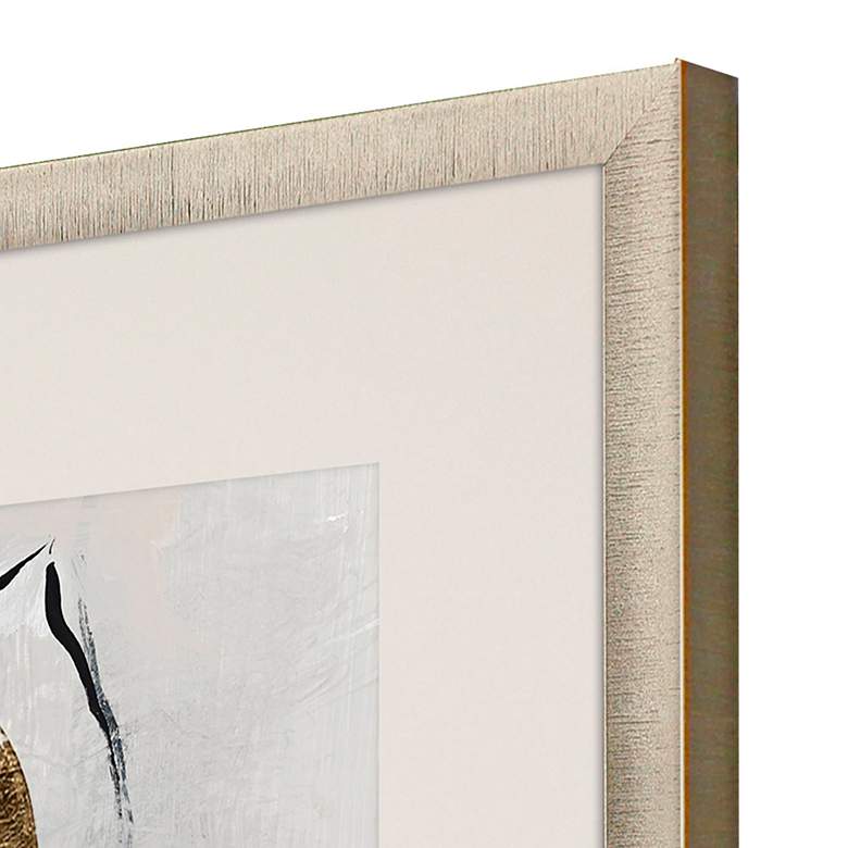 Image 2 Golden Floral I 35"W x 35"H Framed Art more views