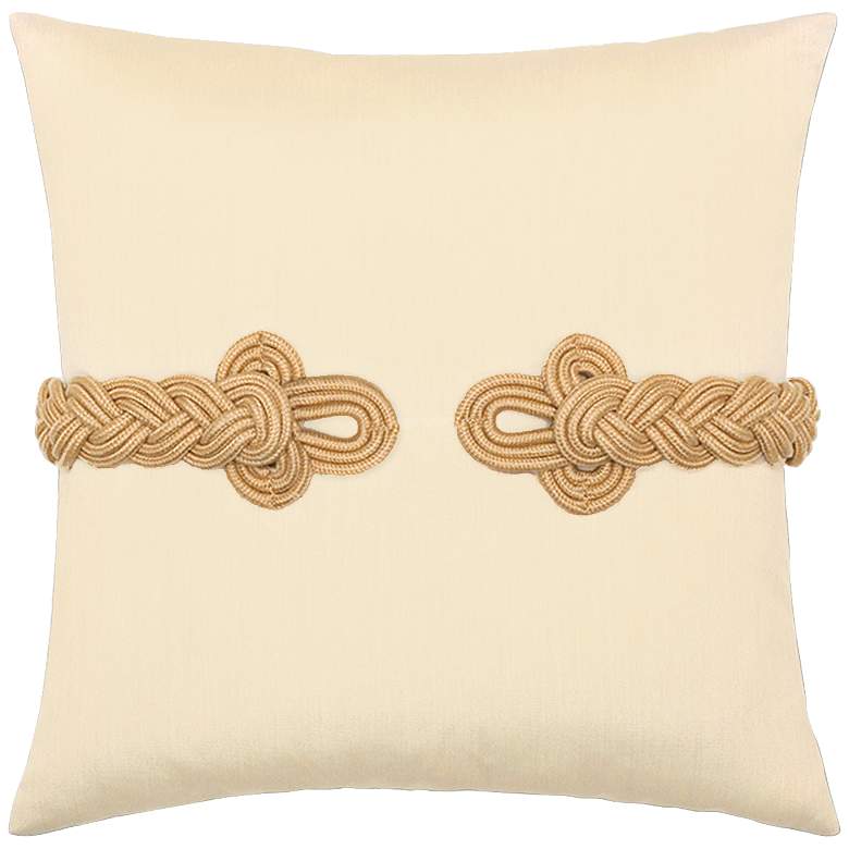 Image 1 Golden Frog&#39;s Clasp 19 inch Square Indoor-Outdoor Pillow