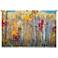 Golden Glow 52" Wide Wall Tapestry with Hanging Rod