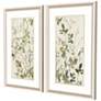 3_Golden Green Branches 20"W x 32"H Framed Art Set of 2 more views