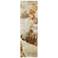 Golden Layers II" Rendered on Gold Shagreen Wrapped Canvas Wall Art