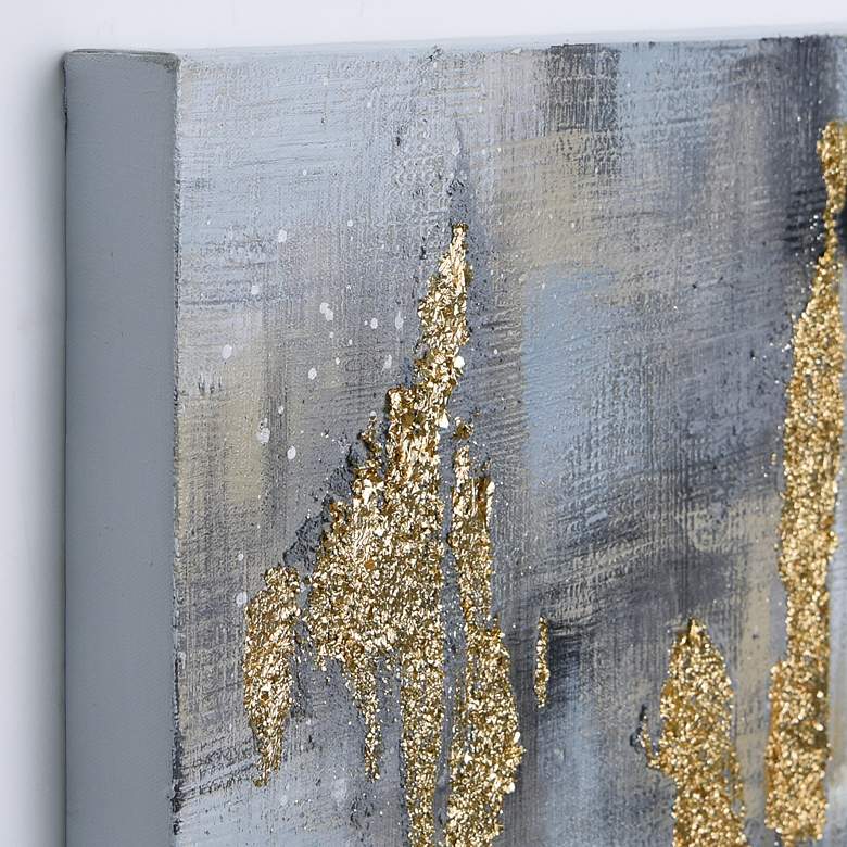 Image 4 Golden Lighting 1 36" Square Metallic Canvas Wall Art more views