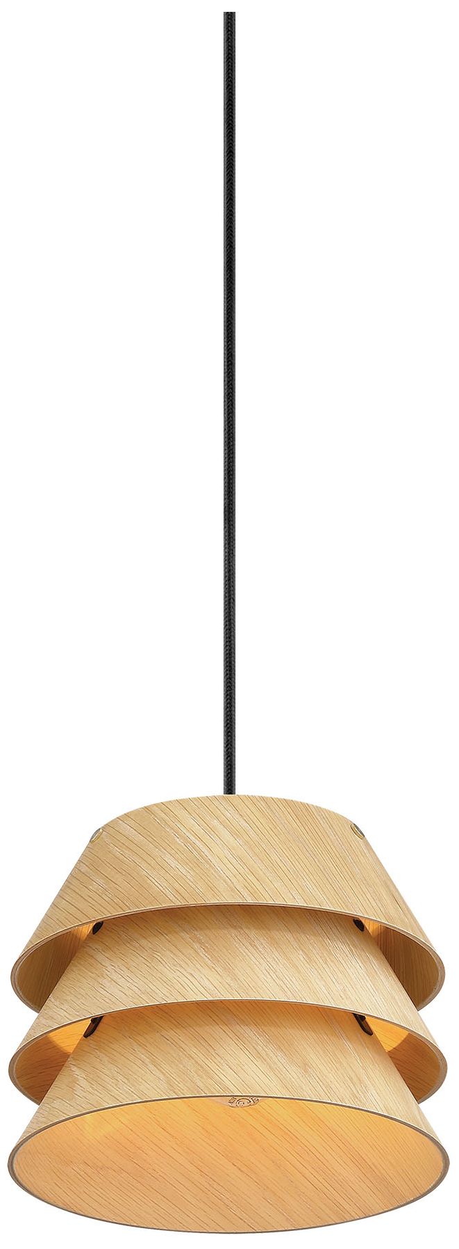 Image 5 Golden Lighting Aalto 1-light  Pendant in Light Walnut more views