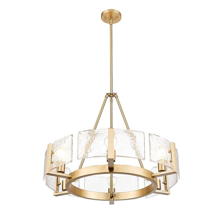 Image 2 Golden Lighting Aenon 27 3/4" Brushed Champagne Bronze Ring Chandelier more views