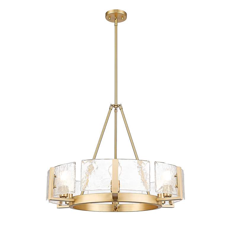 Image 3 Golden Lighting Aenon 27 3/4" Brushed Champagne Bronze Ring Chandelier more views