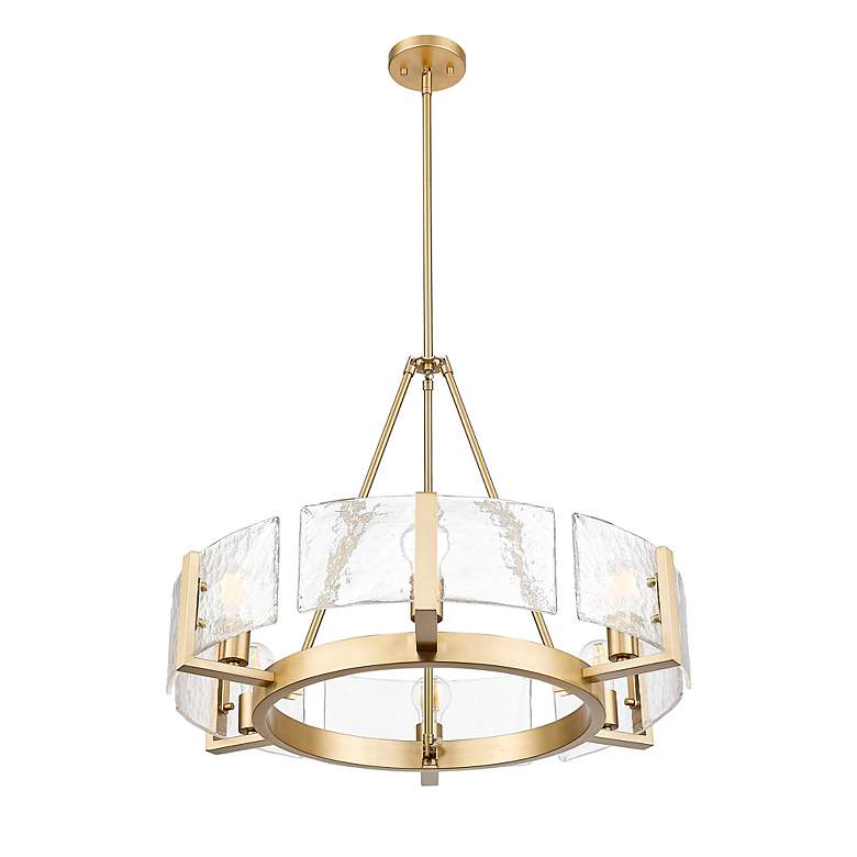 Image 4 Golden Lighting Aenon 27 3/4" Brushed Champagne Bronze Ring Chandelier more views