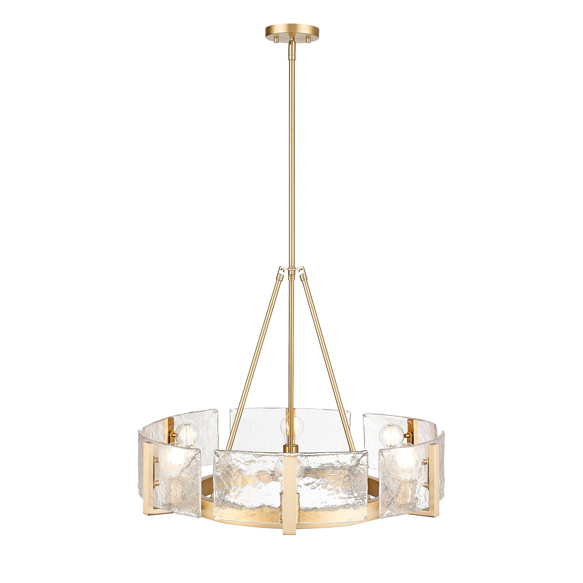 Golden Lighting Aenon 27 3/4" Brushed Champagne Bronze Ring Chandelier