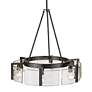 6_Golden Lighting Aenon 27 3/4" Matte Black Water Glass Chandelier more views