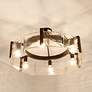 1_Golden Lighting Aenon 27 3/4" Wide Matte Black 6-Light Ceiling Light