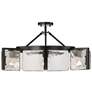 3_Golden Lighting Aenon 27 3/4" Wide Matte Black 6-Light Ceiling Light more views