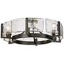 4_Golden Lighting Aenon 27 3/4" Wide Matte Black 6-Light Ceiling Light more views