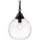 Golden Lighting Ariella 10" Wide Matte Black Mini Pendant Light