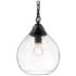 Golden Lighting Ariella 10" Wide Matte Black Mini Pendant Light