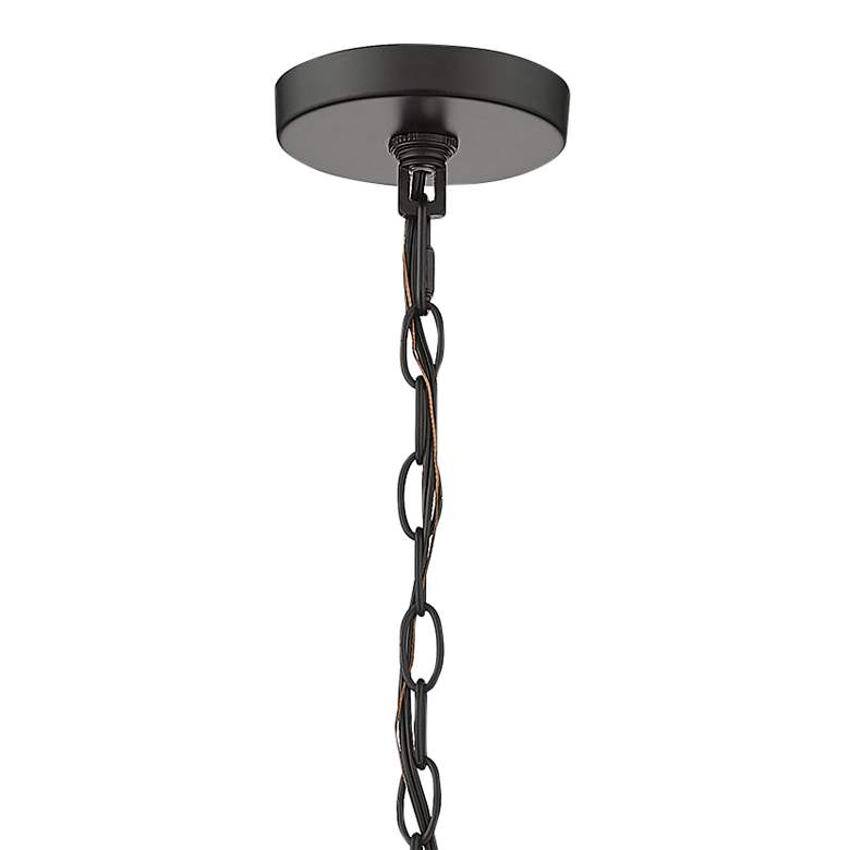 Image 4 Golden Lighting Ariella 10" Wide Matte Black Mini Pendant Light more views