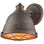 4_Golden Lighting Bartlett 10 1/4" Industrial Copper Patina Wall Sconce more views