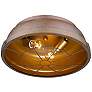 2_Golden Lighting Bartlett 14" Wide Rustic Copper Patina Ceiling Light