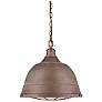 2_Golden Lighting Bartlett 16 1/2" Wide Copper Patina Pendant Light