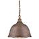 Golden Lighting Bartlett 16 1/2" Wide Copper Patina Pendant Light