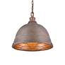3_Golden Lighting Bartlett 16 1/2" Wide Copper Patina Pendant Light more views