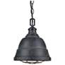 4_Golden Lighting Bartlett 9 1/4" Wide Black Patina Mini Pendant more views