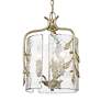1_Golden Lighting Calla 13" White Gold 3-Light Water Glass Pendant