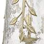 3_Golden Lighting Calla 13" White Gold 3-Light Water Glass Pendant more views