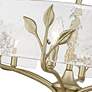 6_Golden Lighting Calla 27 3/4" Wide White Gold 6-Light Chandelier more views
