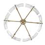 7_Golden Lighting Calla 27 3/4" Wide White Gold 6-Light Chandelier more views