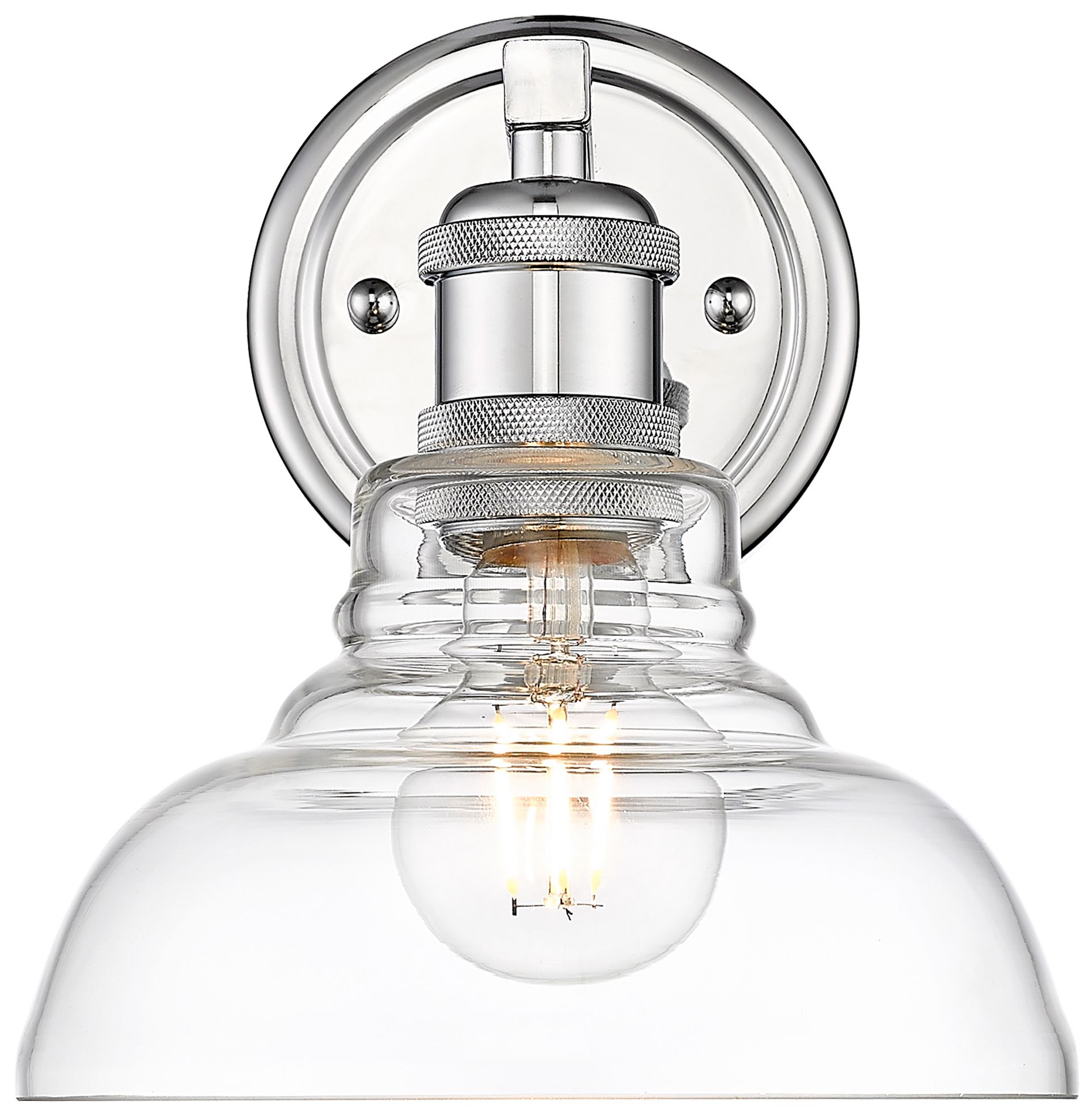 Golden Lighting Carver Silver Collection