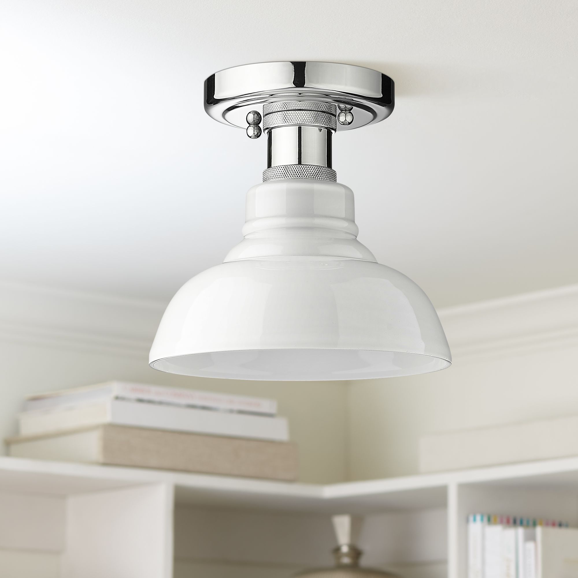 Golden Lighting Carver Silver Collection