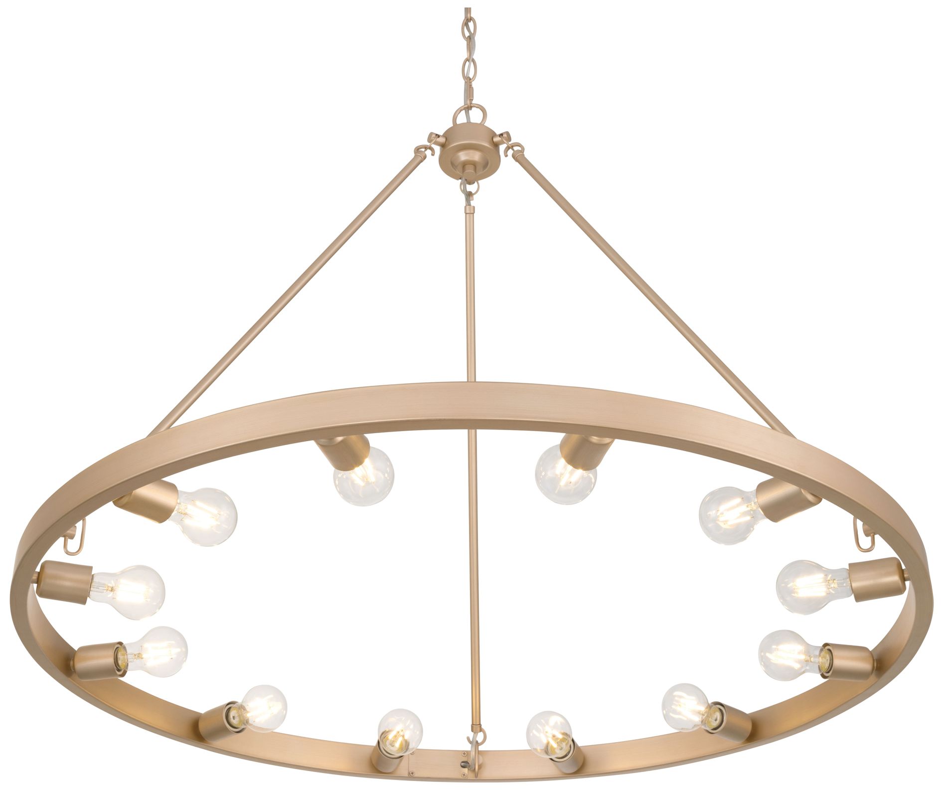 Golden Lighting Castile 12-light Chandelier in French Gold