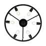 4_Golden Lighting Castile 24" Matte Black 6-Light Ring Ceiling Light more views
