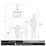7_Golden Lighting Davenport 24" Wide 5-Light Etruscan Bronze Pendant more views