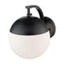 3_Golden Lighting Dixon 7 3/4" Matte Black Opal Glass Modern Wall Sconce more views