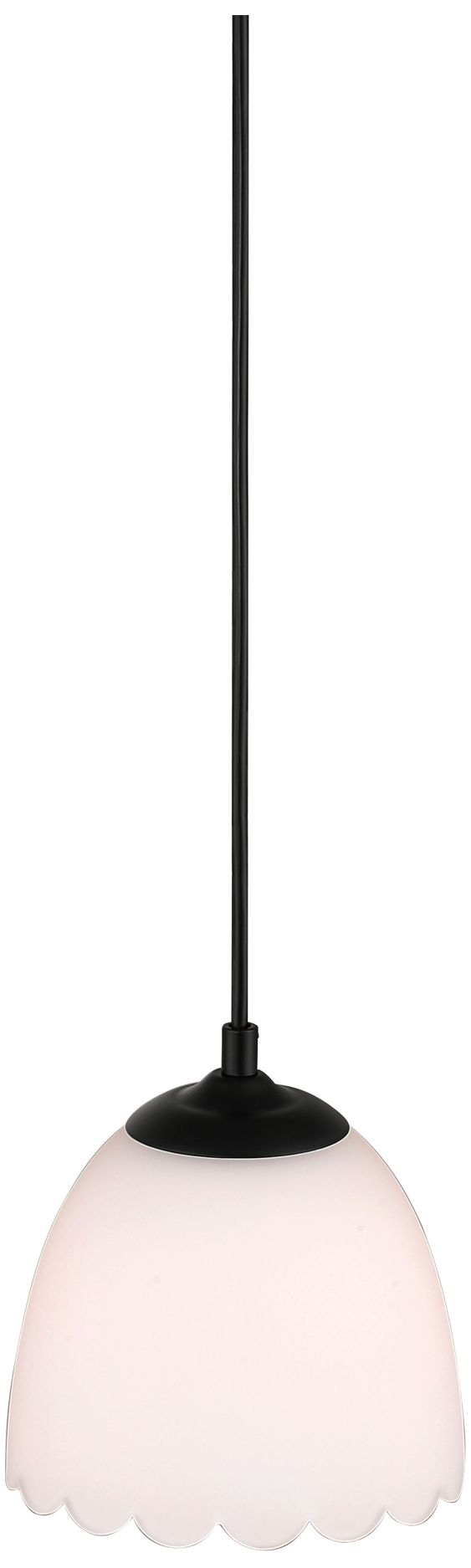 Image 3 Golden Lighting Dorinda 1-light Pendant in Matte Black more views