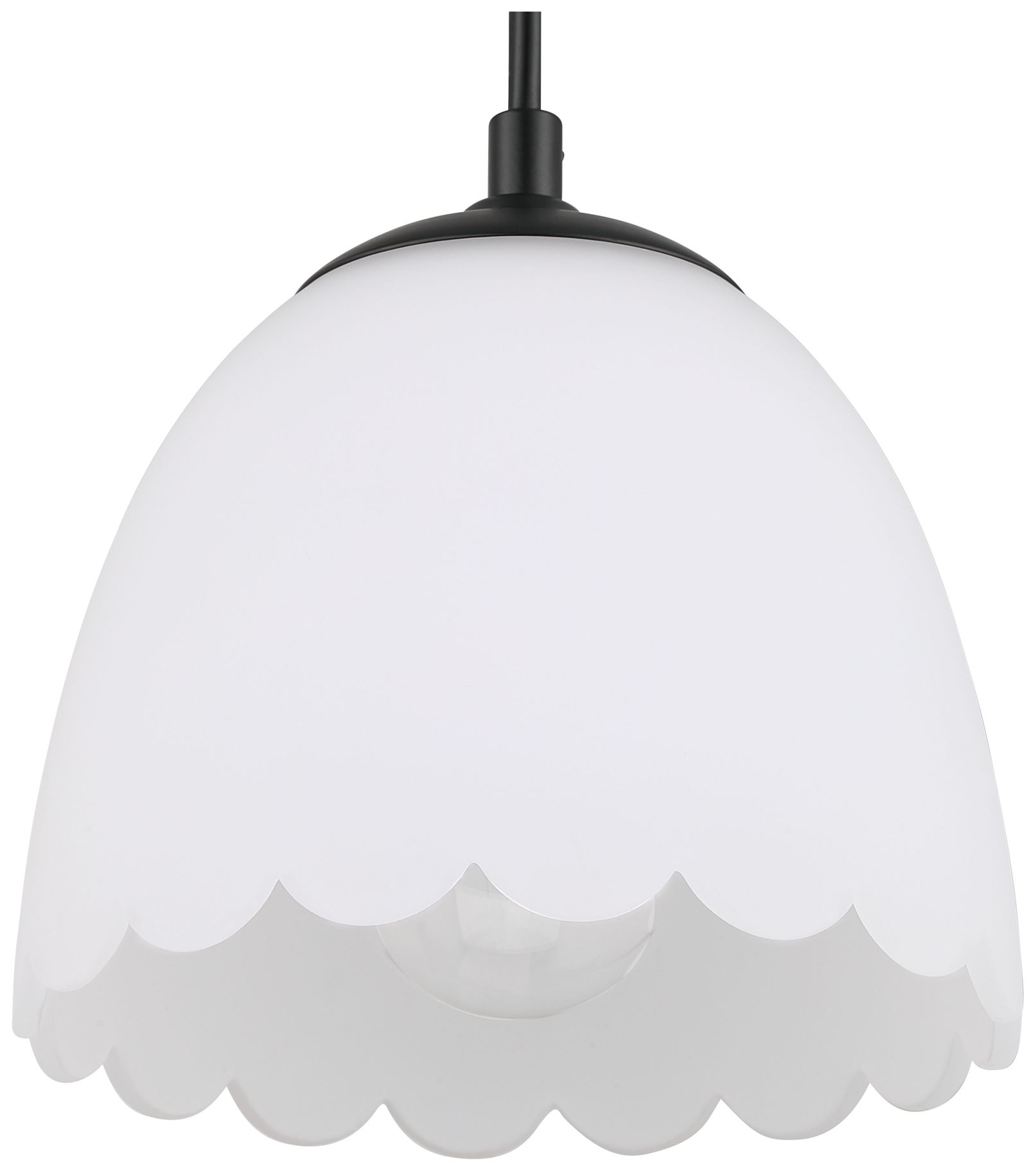Image 6 Golden Lighting Dorinda 1-light Pendant in Matte Black more views