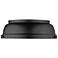 Golden Lighting Duncan 14" Wide Matte Black Flush Mount Ceiling Light