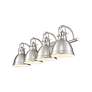 2_Golden Lighting Duncan 33 3/4" Pewter 4-Light Bath Vanity Fixture more views
