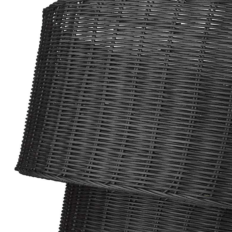 Image 5 Golden Lighting Erma 28 1/2" Wide Matte Black 9-Light Chandelier more views
