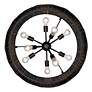 7_Golden Lighting Erma 28 1/2" Wide Matte Black 9-Light Chandelier more views