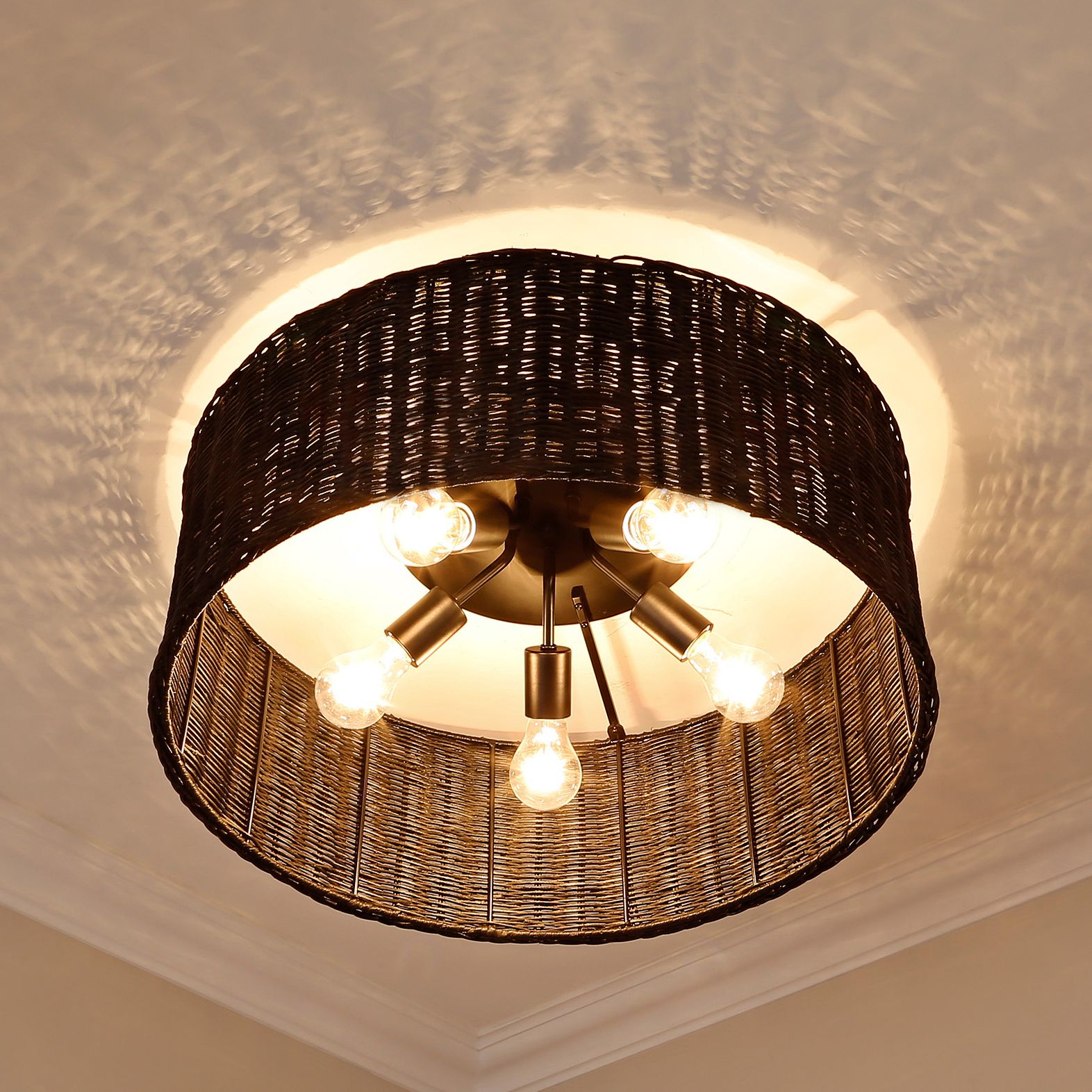 Golden Lighting Erma Black Collection