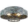 1_Golden Lighting Ferris 14" Blue Verde Patina 2-Light Ceiling Light
