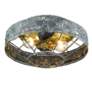 3_Golden Lighting Ferris 14" Blue Verde Patina 2-Light Ceiling Light more views