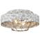 Golden Lighting Ferris 14" Wide French White 2-Light Ceiling Light