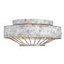 2_Golden Lighting Ferris 14" Wide French White 2-Light Ceiling Light more views
